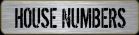House numbers, House number plaques